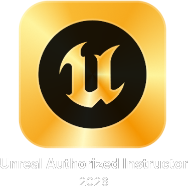 Unreal Authorized Instructor 2026 badge